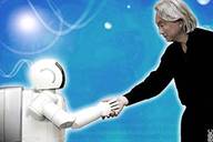 Welcome to the future: Michio Kaku and a robot - advanced technology appears closer to reality than ever