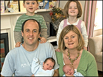 The Greenstreets with their four children